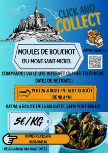 Vente directe de moules de bouchot – Mont-Saint-Michel