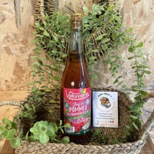 Jus de pommes pétillant