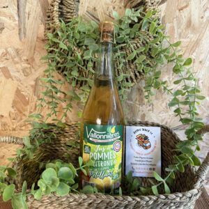 Jus de pommes pétillant