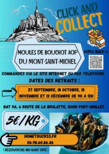 Vente directe de moules de bouchot – Mont-Saint-Michel AOP